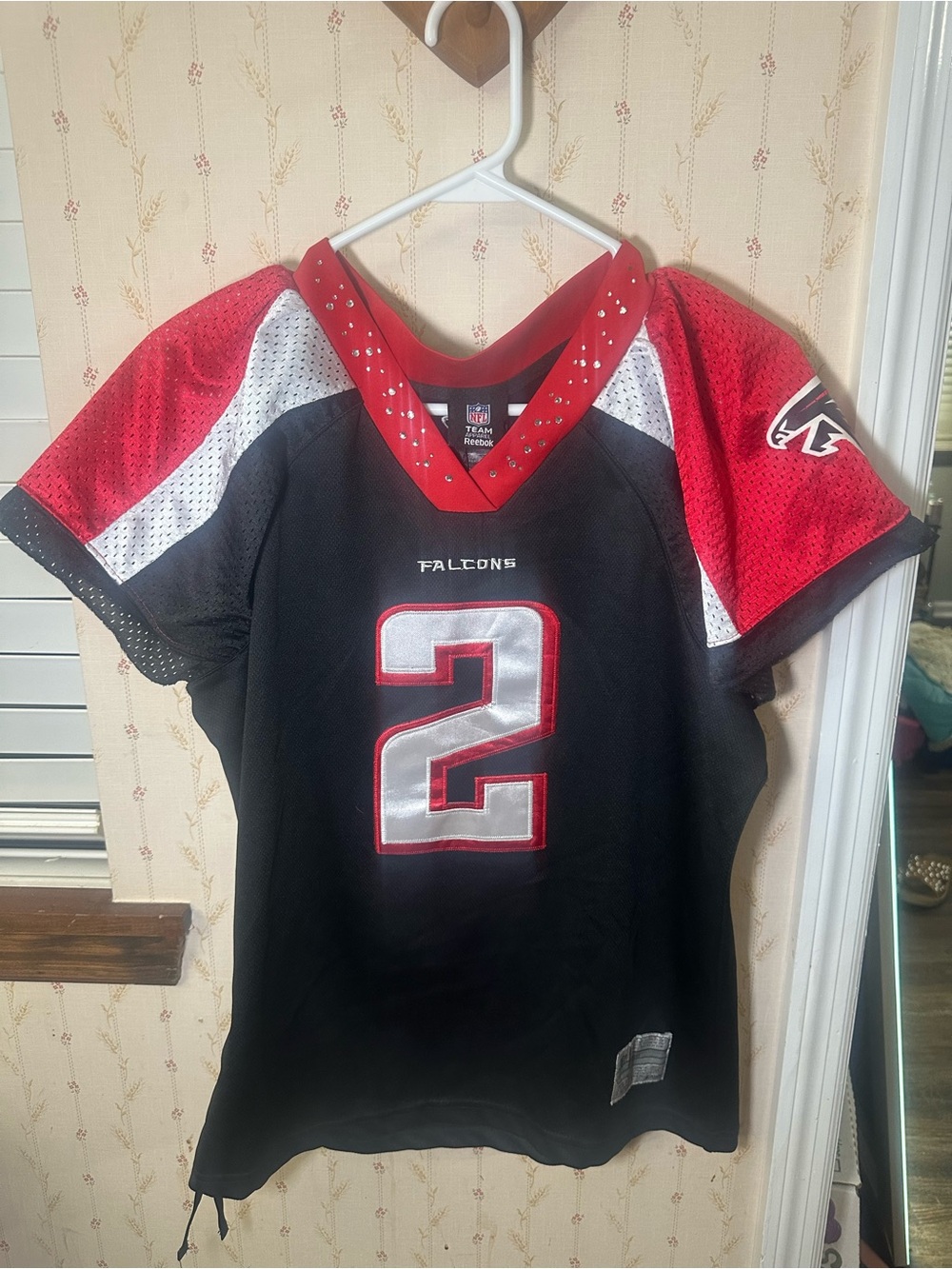 Atlanta Falcons Matt Ryan #2 Reebok Rhinestone Jersey Women’s XL